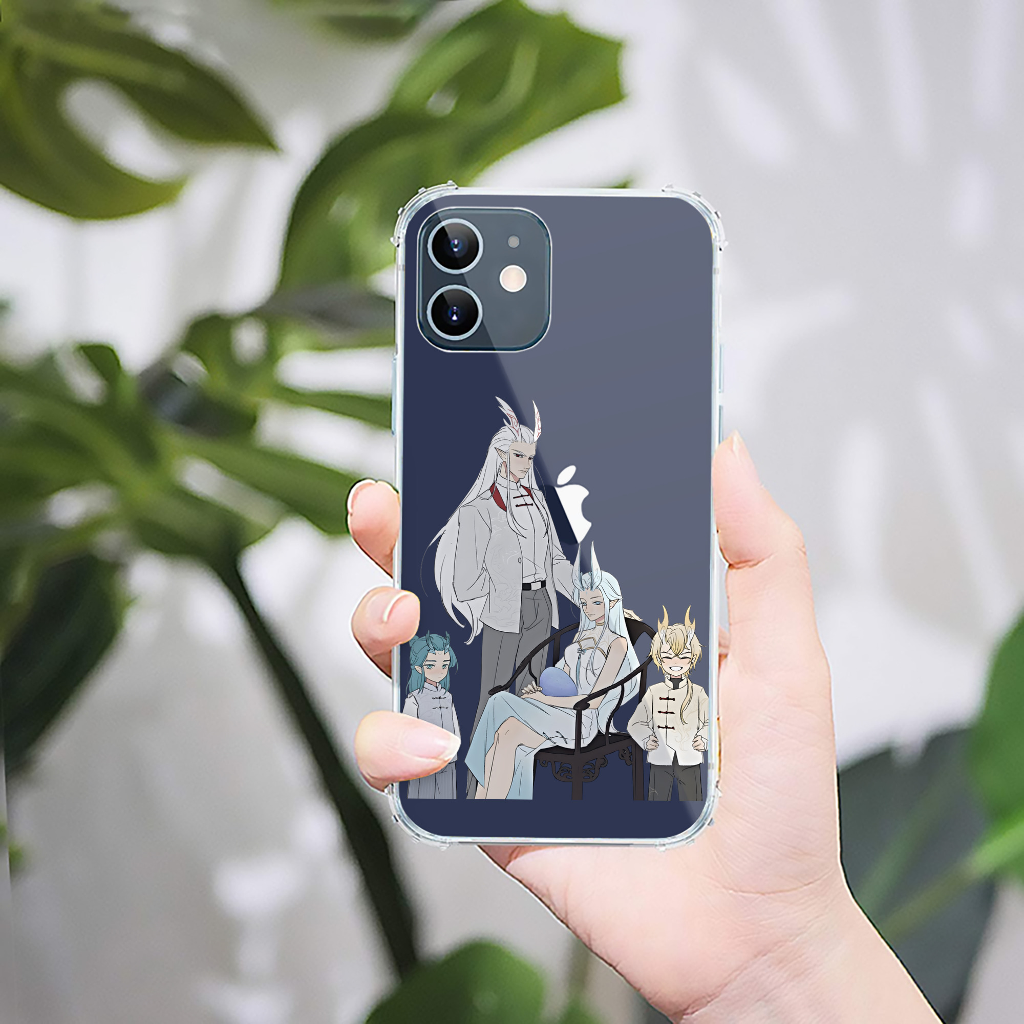 （画像用） Ne Zha 2 ナタ 魔童の大暴れ 【iPhone 12シリーズ対応】透明スマホケース（クリアソフトケース）